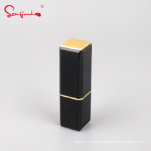 Black Classic Magnetic Lip Stick Tube Custom Empty Lipstick Tube Square Shape Lipstick Tubes Cosmetic